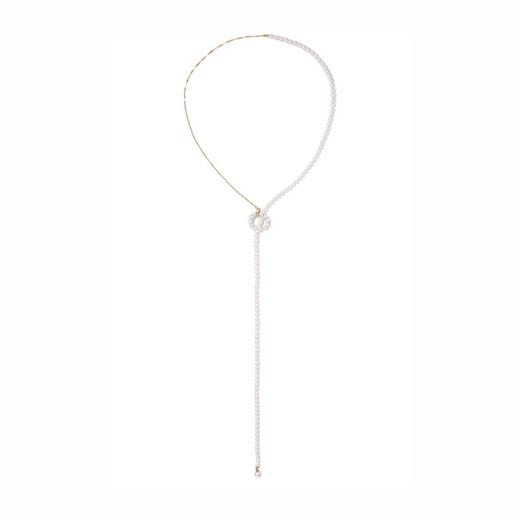 北京仓｜POPPY FINCH-Pearl Circle Lariat-珍珠 长项链［加拿大设计师］ 商品图1