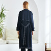 EITIE爱特爱秋季新款时尚通勤休闲舒适显瘦收腰风衣长外套女6004703 商品缩略图2