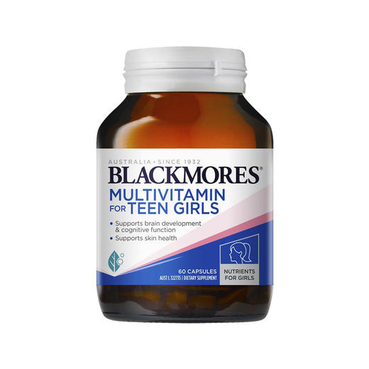 Blackmores 青少年 复合维生素片 （女孩） 60片 商品图0