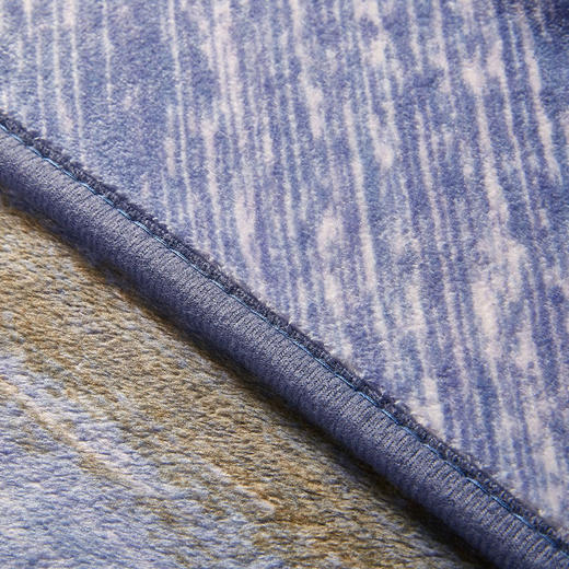 HBMT-022 HUGO BOSS LOGO条纹毯（钴蓝） 商品图2