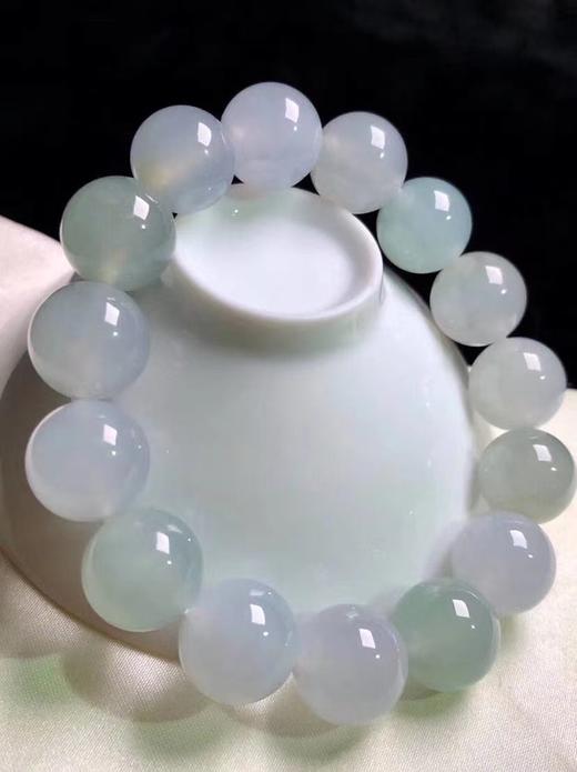 86642 翡翠冰种珠子手串