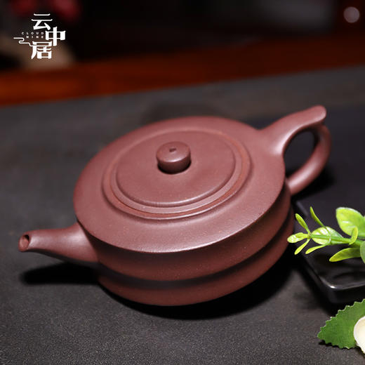 宜兴朱泥石瓢大红袍家用 紫砂壶 商品图1