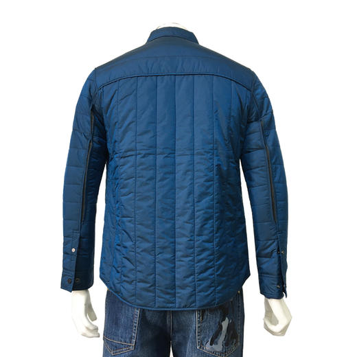 Marco Azzali 蓝色衬衫式棉服 M3705700 商品图1