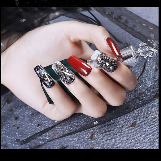 透明.磨砂无痕甲片504片  多款可选 全号.单号 补充装 商品图4