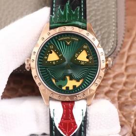 TW俄罗斯小丑V3S版本，AHCI独立制表协会主席康斯坦丁·切金Konstantin Chaykin大师匠心之作【技术突破】表盘表情神采不断变化的小丑脸，转动的眼睛，疯狂的面容。