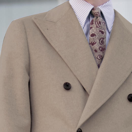 Stylbiella 纯羊绒驼色切斯菲尔德大衣 商品图1