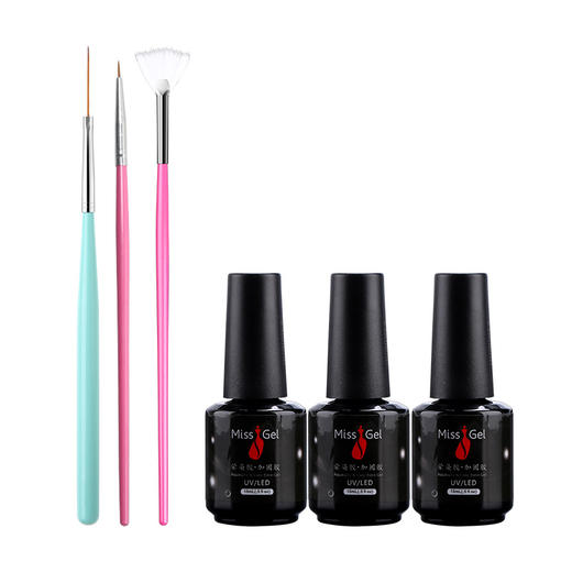 魅思（索芙娜）晕染加固胶3瓶装拉线笔3支装 商品图0