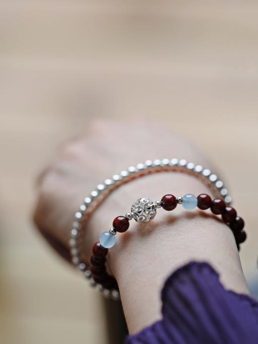 【青山特惠】原创设计-花样年华小叶紫檀 0.6 手串 y25 商品图1