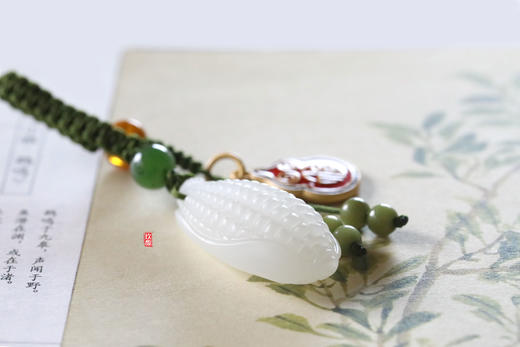 和田玉（羊脂玉）挂件-玉米 商品图4