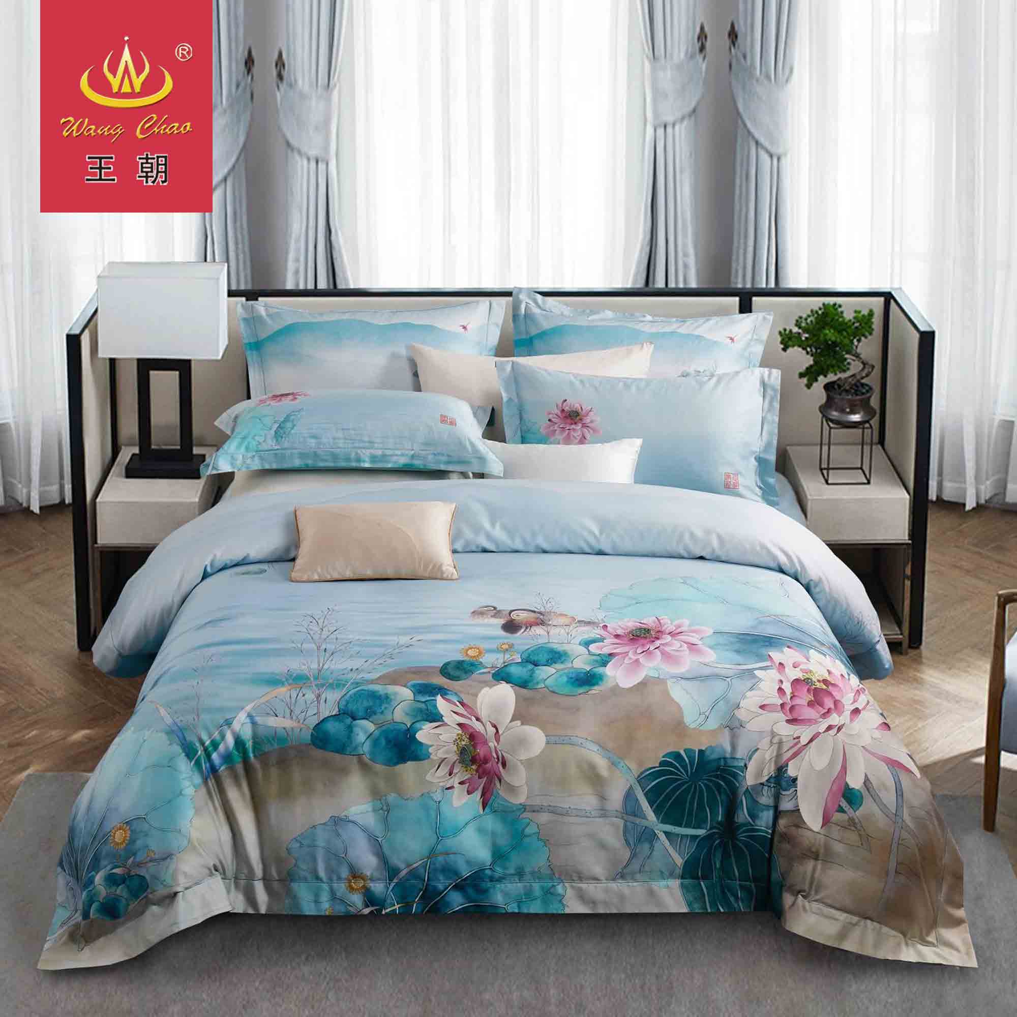 王朝儒雅全棉百年好合四件套