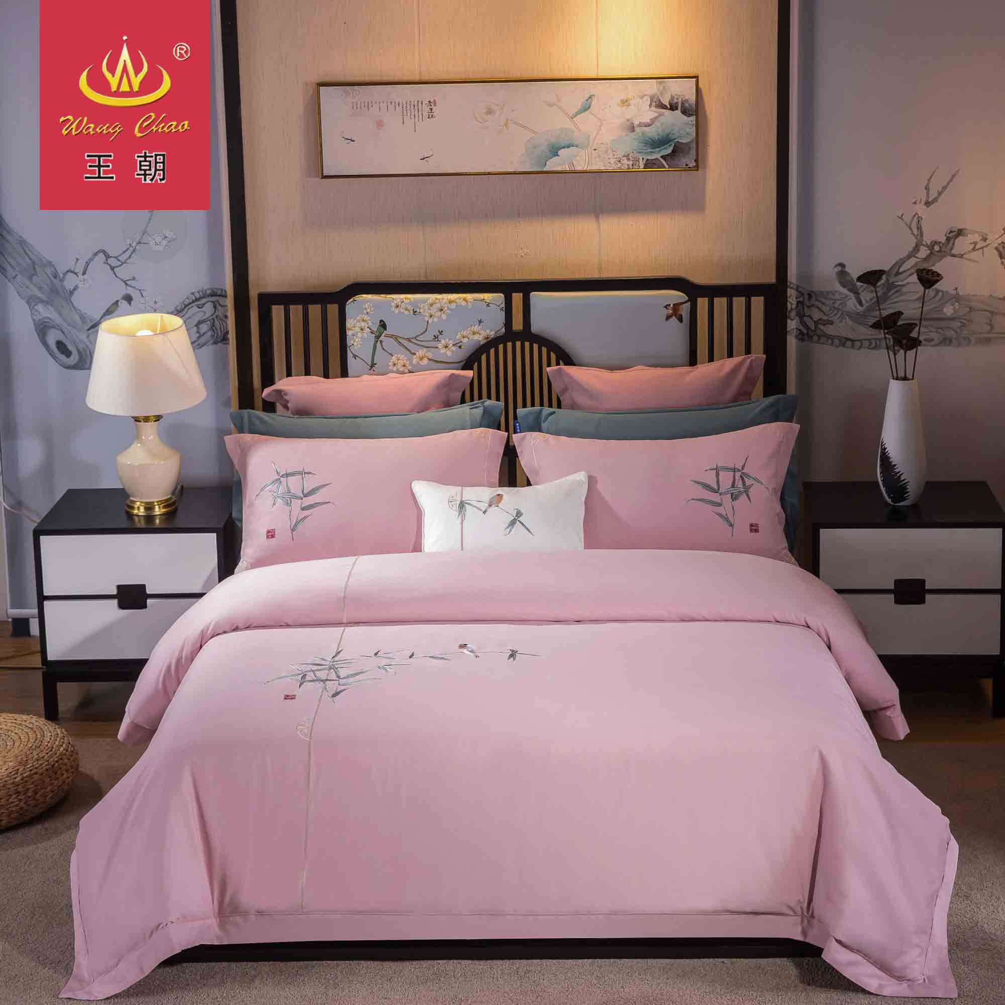 王朝家纺瑞文全棉四件套