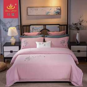 王朝家纺瑞文全棉四件套