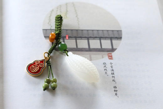 和田玉（羊脂玉）挂件-玉米 商品图3