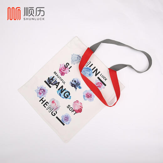 灵机生活馆&顺历联名 江衡艺术帆布单肩大包 百搭轻便 商品图4