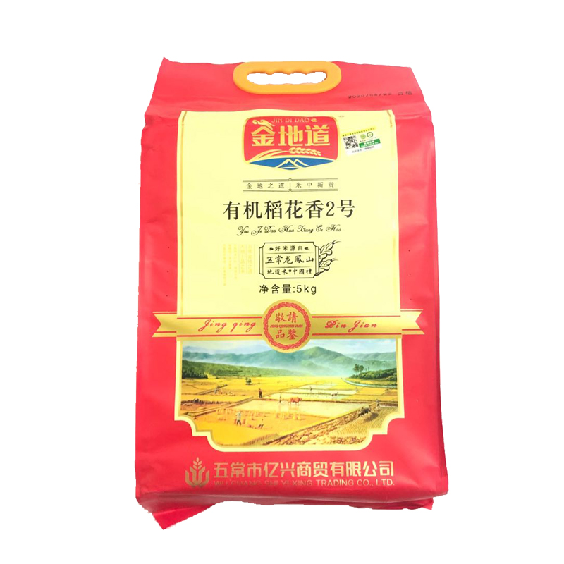 金地道 有机稻花香 净含量：5kg