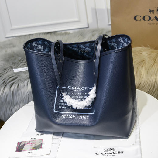 春季特惠💰420 蔻驰COACH 双面托特包两用包 91107 商品图7