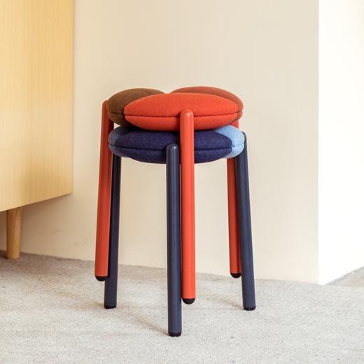 【尖叫设计】云影圆凳