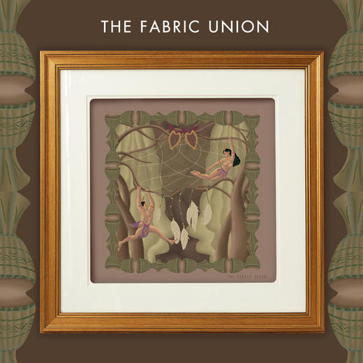THE FABRIC UNION「高贵的野蛮人」系列 天鹅绒布面装饰画 现货 商品图3