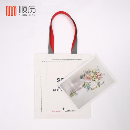 灵机生活馆&顺历联名 江衡艺术帆布单肩大包 百搭轻便 商品图3