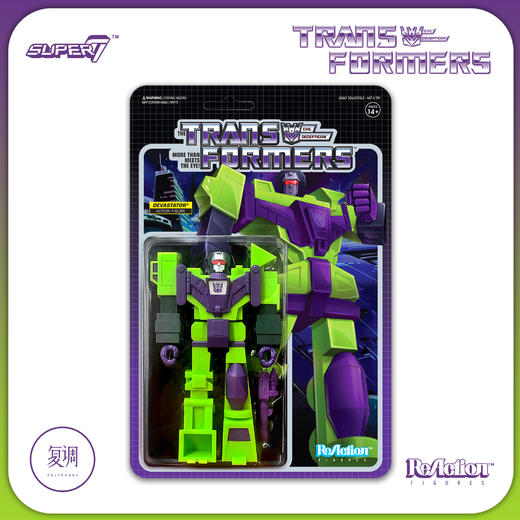 Super7 大力神 变形金刚 大挂卡 Transformers Devastator 复古 摆件 潮玩 商品图7