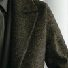 Stylbiella 羊驼绒羊毛蚕丝马海毛绿色切斯菲尔德大衣 商品缩略图1