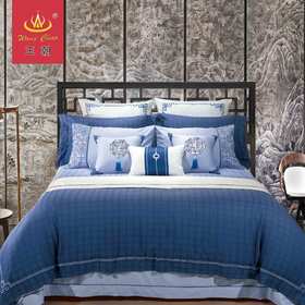王朝家纺缔诗美纯棉四件套罗芙达1.5米1.8m