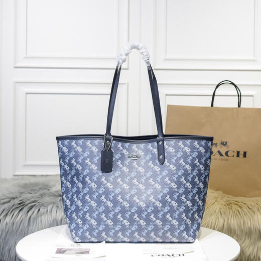 春季特惠💰420 蔻驰COACH 双面托特包两用包 91107 商品图0