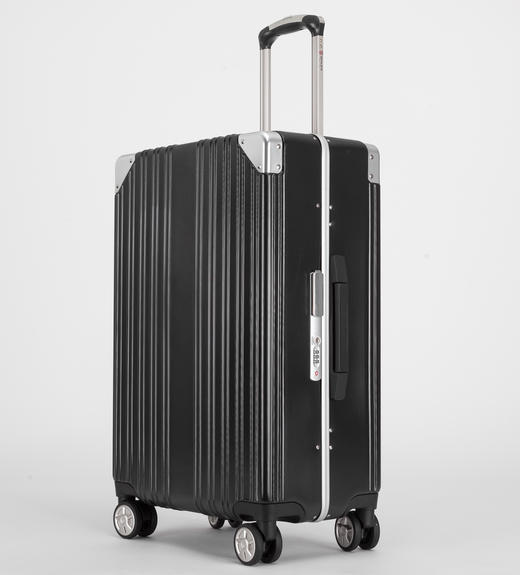 银座pc材质窄框拉杆箱 商务休闲 铝框静音万向轮旅行箱9058K 商品图3