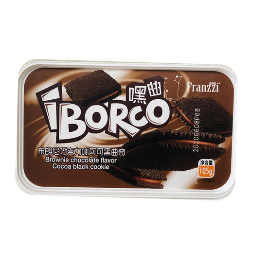 丰熙食品 franzzi 法丽兹 黑曲提拉米苏咖啡味可口黑曲奇105g