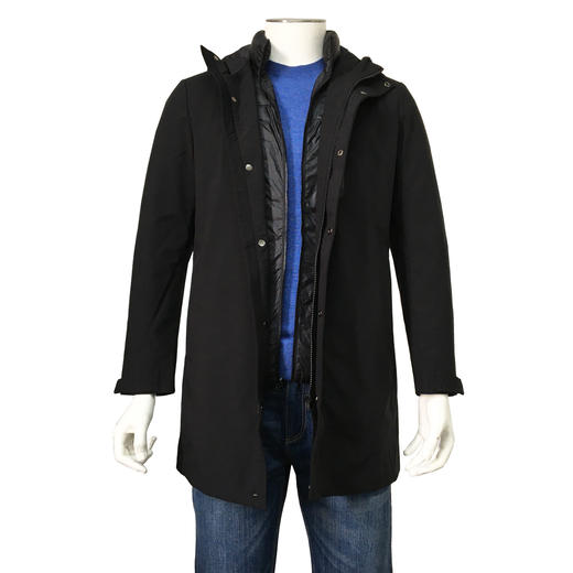 Marco Azzali 黑色羽绒服 M5102200 商品图0