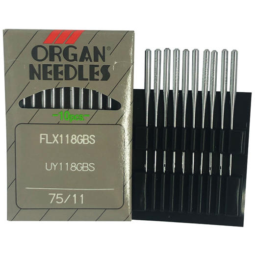 进口风琴机针FL118GBS FL118GCS工业缝纫机机针 四针六线拼缝机针 商品图3