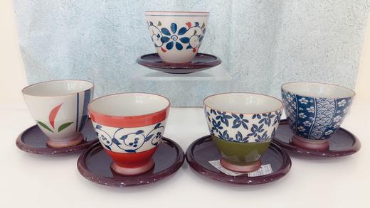 5F 石村日本进口五入茶杯带垫 商品图0