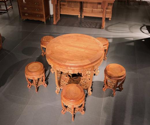 红桥红  家具严选  缅甸花梨（大果紫檀）  【五子登科六件套】 商品图1