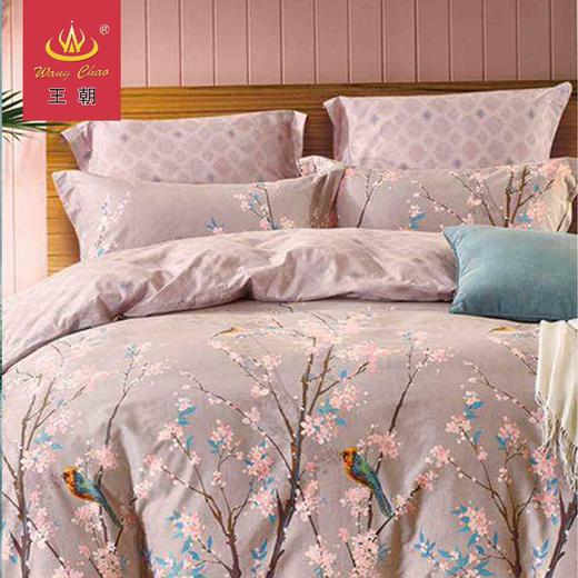 王朝家纺全棉60s磨毛四件套彩衣若英1.5米1.8m 商品图0