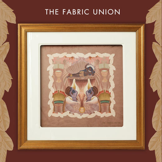 THE FABRIC UNION「高贵的野蛮人」系列 天鹅绒布面装饰画 现货 商品图1