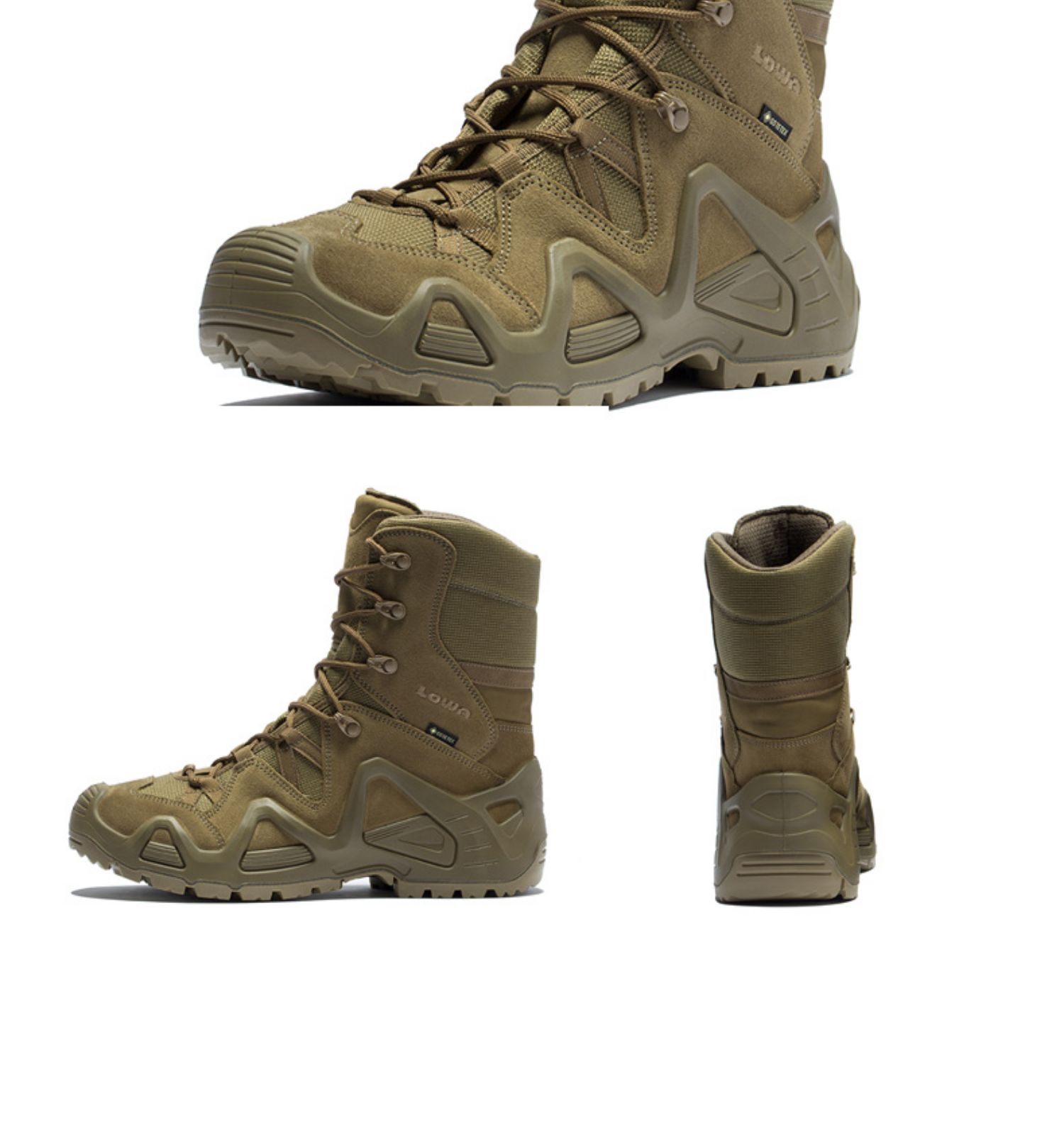lowa户外zephyrgtxtf男式高帮防水登山作战战术鞋军靴l310532