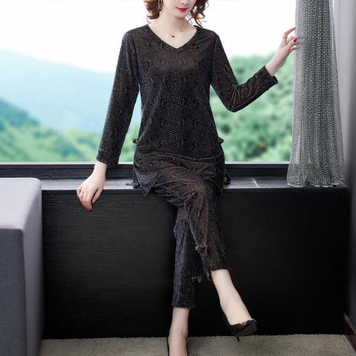 AHM-ymy7970新款韩版洋气减龄套装 商品图3