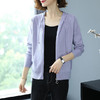 F-SJ7164秋季新款时尚气质连帽针织开衫 商品缩略图4
