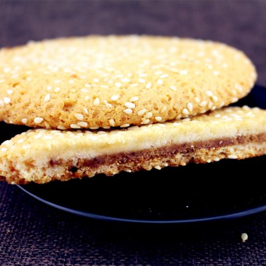 四川特产家佰利红糖酥饼400g广汉特产酥脆多芝麻