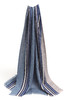  羊绒缎纹竖条围巾 SJF92P824N 商品缩略图0