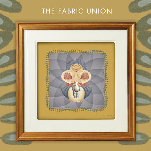THE FABRIC UNION「高贵的野蛮人」系列 天鹅绒布面装饰画 现货 商品图2