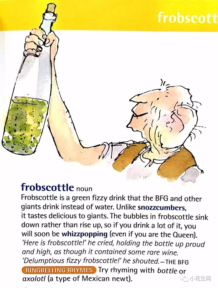 又比如,达尔在许多部作品中都用02scrumdiddlyumptious02形容食物