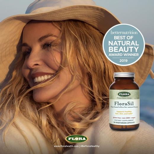 【马尾草养发胶囊】FLORA加拿大进口 天然草本植物硅 支持头发皮肤指甲 无麸非转基因 植物胶囊90粒 商品图0