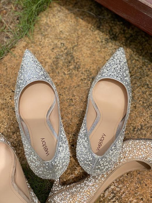 Westory2020年秋季新款珠光宝气高跟鞋W20CE70111 商品图1