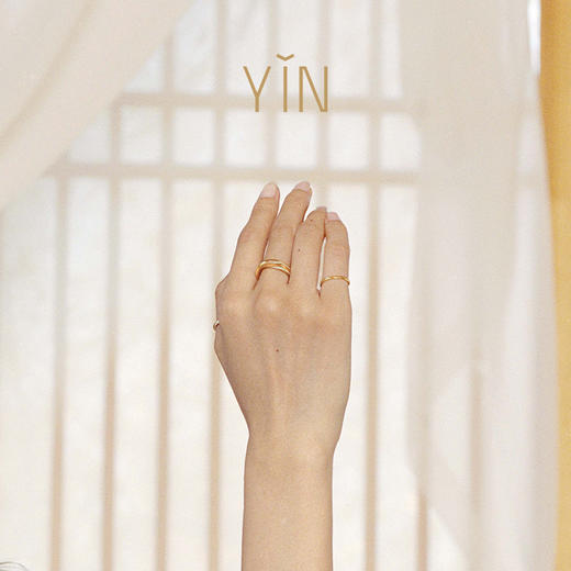 「隐」5.0扭转边缘钻石戒指 商品图8