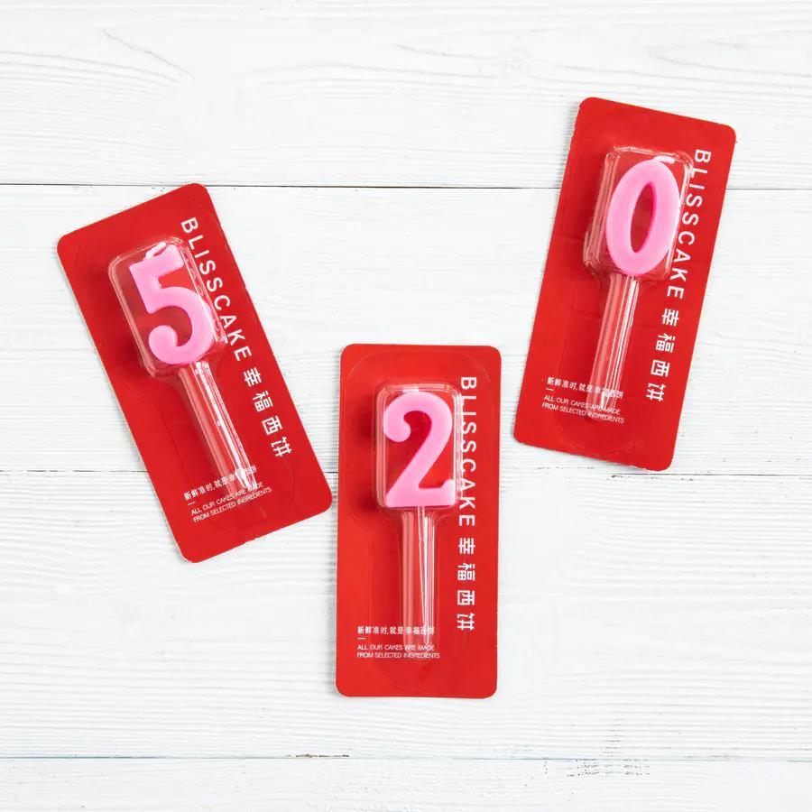 蛋糕数字蜡烛，此商品单买不送