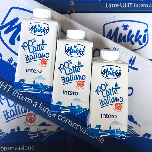 【长期团】牧琴全脂纯牛奶意大利原装进口成人儿童营养早餐奶200ml【果汁乳品】 商品图0