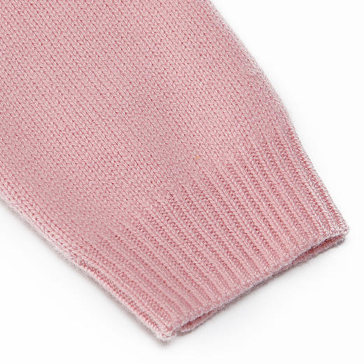 METTE羊绒世家童装女童100%山羊绒开衫中大童女宝圆领针织小外套 商品图7