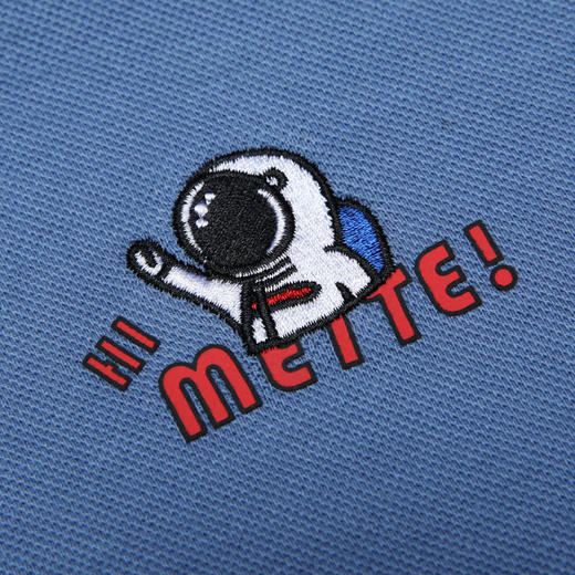 METTE童装新品圆领长袖卫衣2020秋中大男童纯色字母印花宽松上衣 商品图6