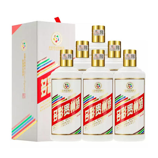 【长期有货】53度多彩贵州酒多彩迎宾 53度酱香型 一箱500ml*6瓶包邮 商品图0